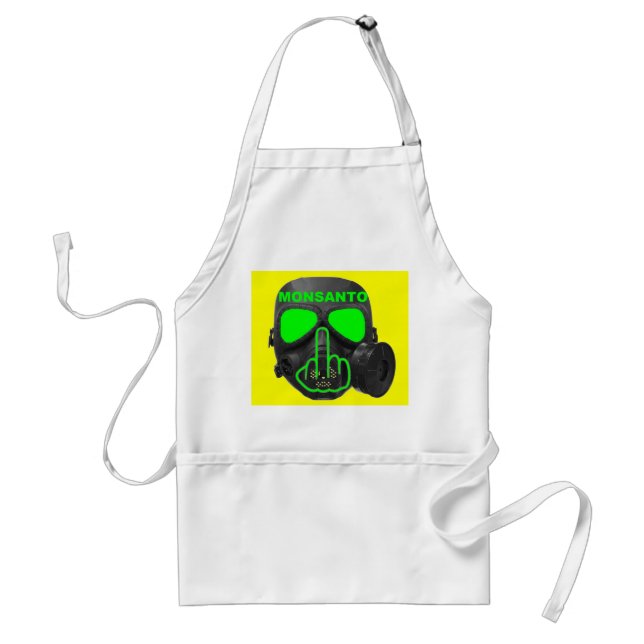 Apron Monsanto Gas Mask Flip (Front)