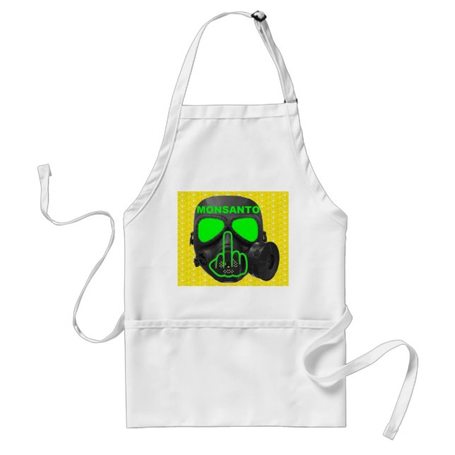 Apron Monsanto Gas Mask Flip (Front)