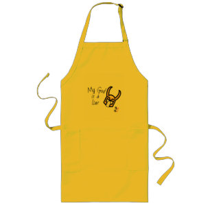 Apron "My God is a Liar"