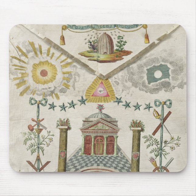 Apron of a Master of Saint-Julien Lodge in Mouse Mat (Front)