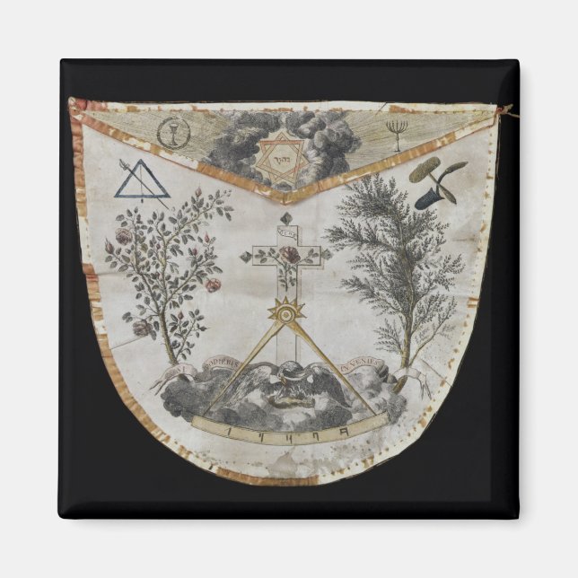 Apron of a Master of the Order of the Rose-Croix Magnet (Front)