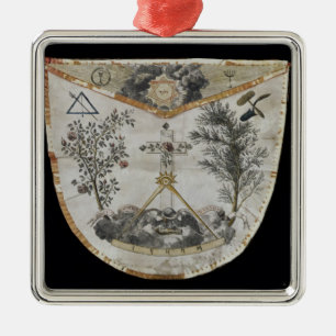 Apron of a Master of the Order of the Rose-Croix Metal Tree Decoration