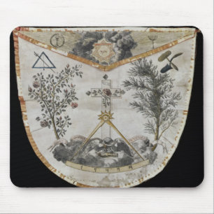 Apron of a Master of the Order of the Rose-Croix Mouse Mat