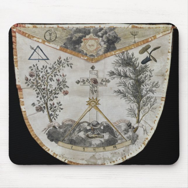 Apron of a Master of the Order of the Rose-Croix Mouse Mat (Front)
