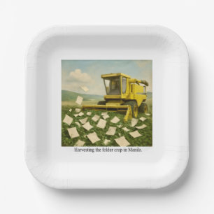 Apron Paper Plate