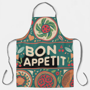 Apron,pattern,bon appetit apron