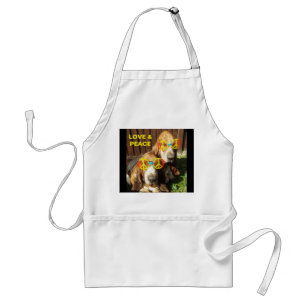 Apron Pets Love Peace