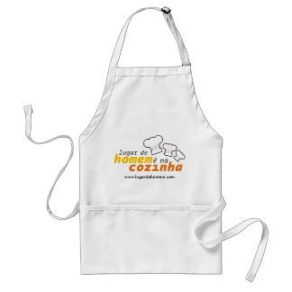 Apron Place of Man is in the Kitchen