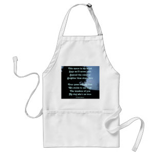 Apron Poem Ode To Dogs By Ladee Basset