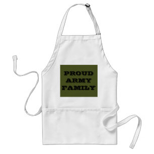 Apron Proud Army Family