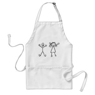 Apron/Stick Figure Standard Apron