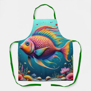 Apron With a Happy Fish