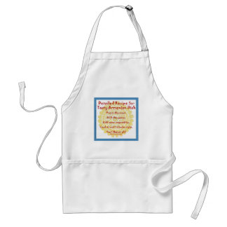 Apron with Armenian recipe
