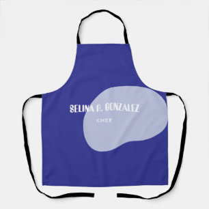 Apron with Blue Cool-Neutral Design