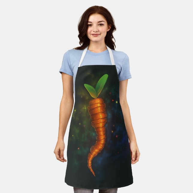 Apron with carrots (Worn)