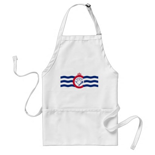Image of Apron with Flag of Cincinnati, California State