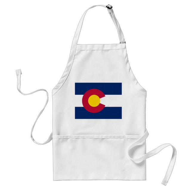 Apron with Flag of Colorado State, U.S.A. (Front)