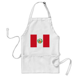 Apron with Flag of Peru