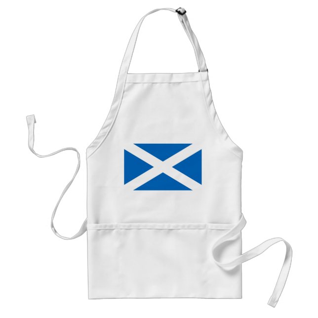 Apron with Flag of Scotland (Front)
