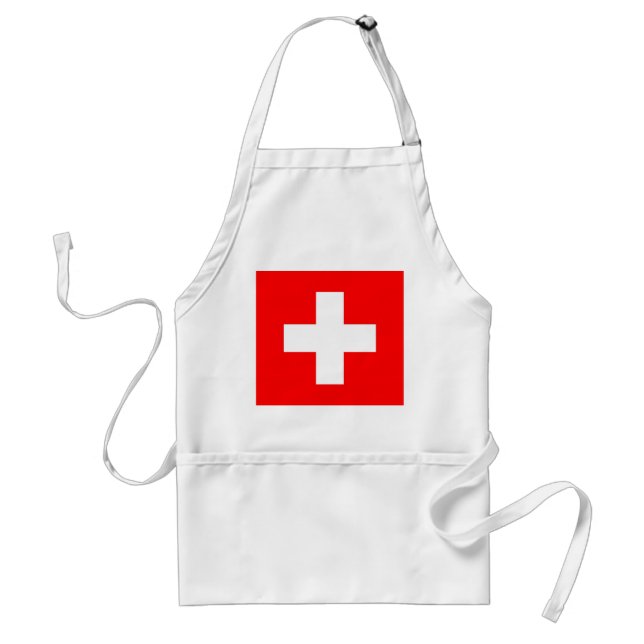 Apron with Flag of Switzerland (Front)
