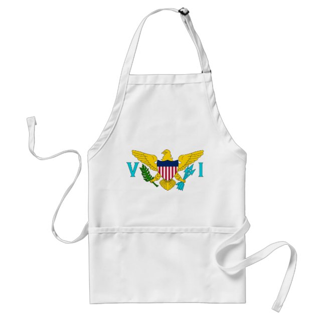 Apron with Flag of Virgin Islands, U.S.A. (Front)
