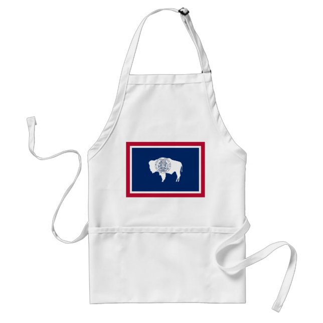 Apron with Flag of Wyoming, U.S.A. (Front)