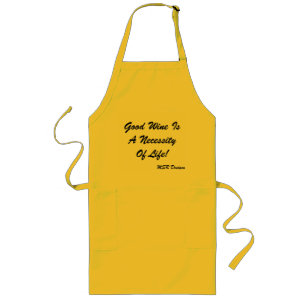 Apron With Wine Saying