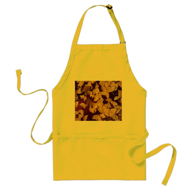 Apron with yellow leaves (Front)