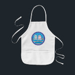 Aprons Children's Mouse and Friends for Hanukkah B<br><div class="desc">A Hanukkah blue, children's apron. This "Mouse and Friends" makes a wonderful gift for any child this Chanukah. Use it for baking, crafts or play to make any child's day! Personalise by deleting text, and adding your own. Choose your favourite font style, colour, and size. There are several different apron...</div>