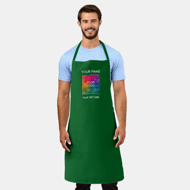 Aprons Custom Logo Business Company Template (Worn)
