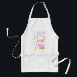 Aprons Live Laugh Love a Latke<br><div class="desc">A " Live, Laugh, Love, a Latke" standard size apron. This "Live, Laugh, Love, a Latke" makes a great host/hostess gift, too! This design can also be created on the other size aprons and apron colour can be changed out. Size: Standard You won’t have to kiss the cook if you...</div>