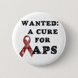 APS Awareness Items 6 Cm Round Badge