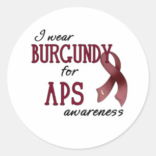 APS Awareness Items Classic Round Sticker