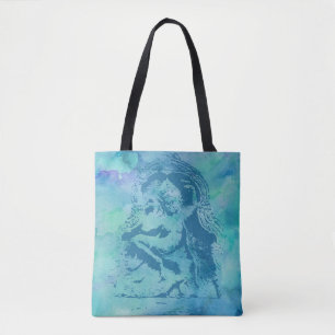 Apsara Blue Tote Bag