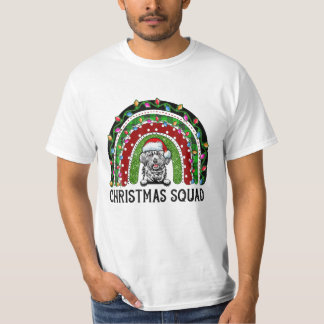 Apso Dog Tree Christmas Lights T-Shirt