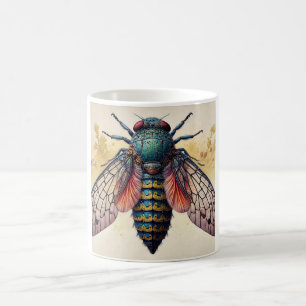 Apterygote Insect Dorsal View 190724IREF225 - Wate Coffee Mug