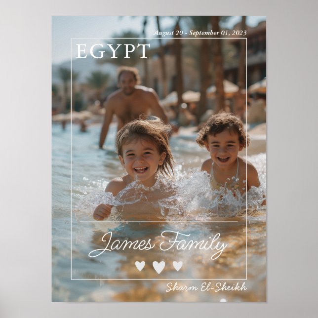 apture Your Family's Adventure: Travel Keepsake Poster (Front)