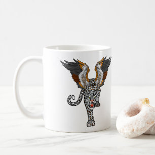 Aq Bars. Legendary winged snow leopard  Coffee Mug