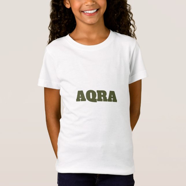 AQRA Minimalist Logo T-Shirt (Front)
