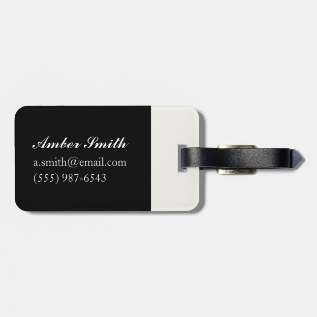 Aqua 2014 luggage tag (Back Horizontal)