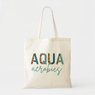Aqua Aerobics Cheetah print Aqua aerobics gifts Tote Bag