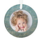 Aqua and Gold Fairy Lights | Two Family Photos