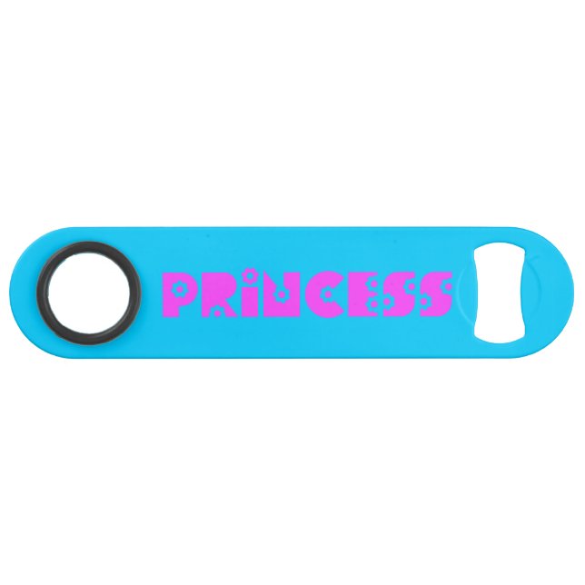 Aqua and Hot Pink Princess (Front (Horizontal))