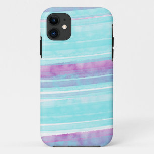 Aqua and Purple Watercolor iPhone 5/5s Case