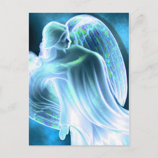 Aqua Angel Postcard (Front)