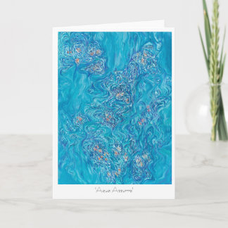 'Aqua Azzurro' Card