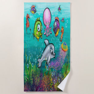 Aqua Babies Beach Towel