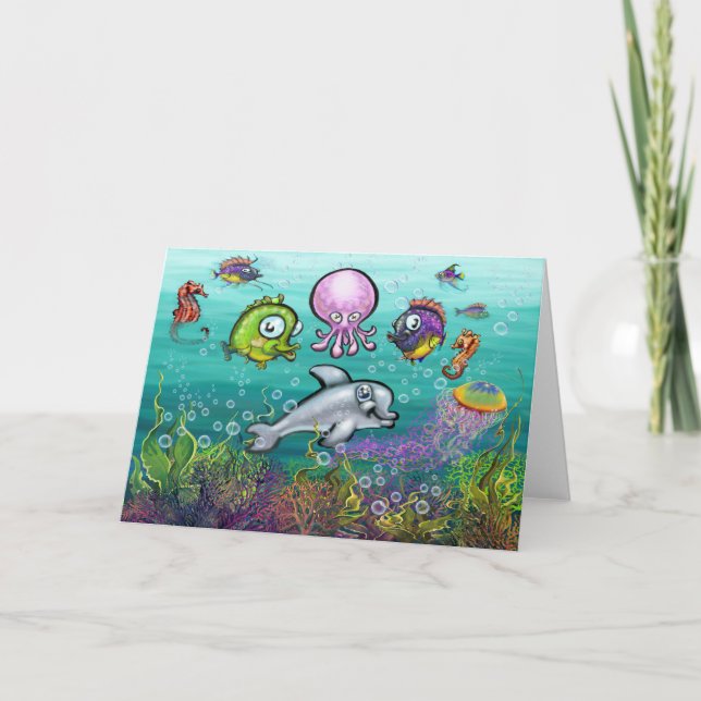 Aqua Babies Card (Front)