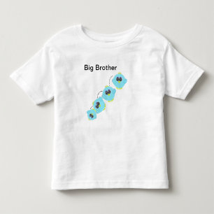 Aqua Baby Bird Big Brother Toddler T-Shirt