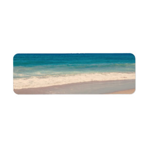 Aqua Beach Scene Photo